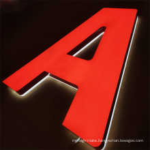 Custom  company names Advertising 3D LED Lights Acrylic Led Letter Sign Electrical Lettering Sign